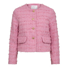 Afbeelding in Gallery-weergave laden, Co&#39;couture CalaCC Check Boucle Jacket  Candyfloss 60303 43
