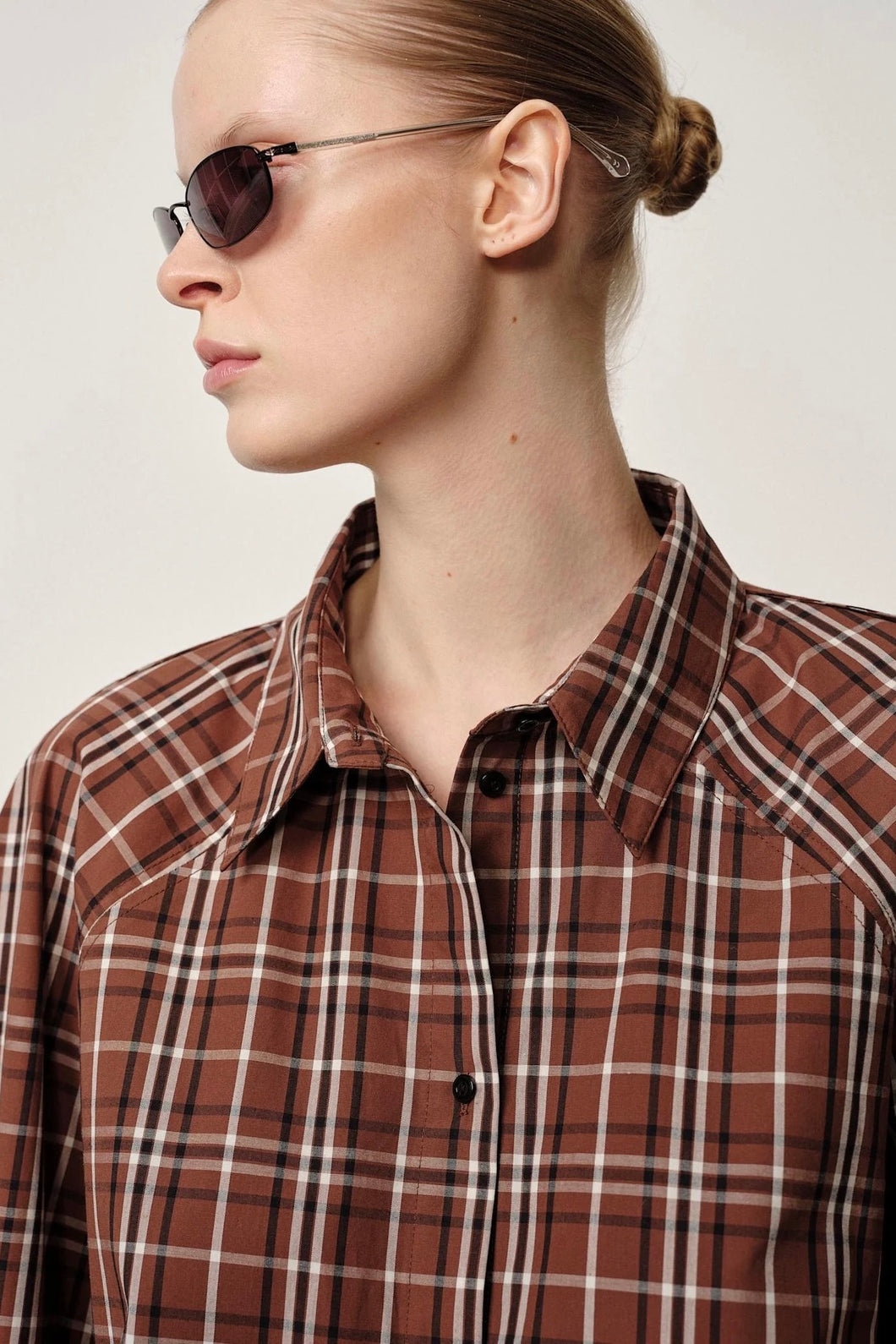 Herskind Elsie Shirt - Brown Checks