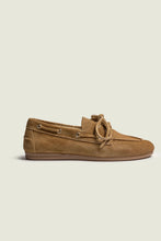 Afbeelding in Gallery-weergave laden, Posa Brushed Suède boat loafer Tan
