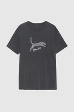 Afbeelding in Gallery-weergave laden, Anine Bing Walker Tee Spotted Leopard Washed Black A-08-2253-01 2A
