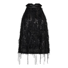 Afbeelding in Gallery-weergave laden, Co'couture SillaCC Sequin Halter Top 35987 Black 96
