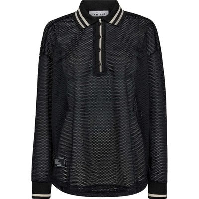Haute L'amitié Drift Polo Blouse HL10294 Black