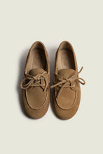 Afbeelding in Gallery-weergave laden, Posa Brushed Suède boat loafer Tan
