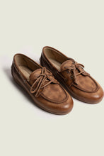 Afbeelding in Gallery-weergave laden, Posa Brushed boat loafer Brown
