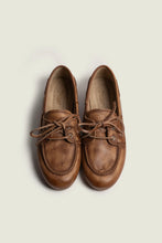 Afbeelding in Gallery-weergave laden, Posa Brushed boat loafer Brown
