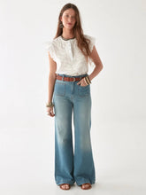 Afbeelding in Gallery-weergave laden, Maison Hotel CHIKAN BLOSSOM ASHANTI BLOUSE BIANCO
