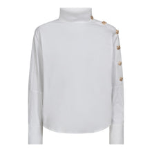 Afbeelding in Gallery-weergave laden, Co&#39;couture SannaCC Asym Button Blouse 254-35946 WHITE 4000
