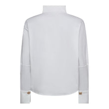 Afbeelding in Gallery-weergave laden, Co&#39;couture SannaCC Asym Button Blouse 254-35946 WHITE 4000
