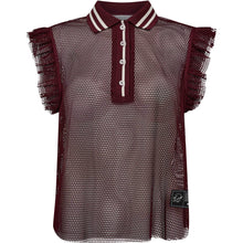 Afbeelding in Gallery-weergave laden, Haute L&#39;Amitié Net Frill Polo Top - More color options
