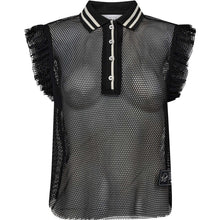 Afbeelding in Gallery-weergave laden, Haute L&#39;Amitié Net Frill Polo Top - More color options
