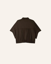 Afbeelding in Gallery-weergave laden, Sessùn 26110005 ALFASSA NIGHT Tied blouse 02347 Obscura

