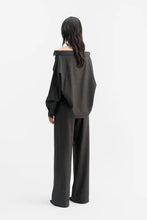 Afbeelding in Gallery-weergave laden, Ahlvar Gallery Mel check trousers, dark grey 1226-08
