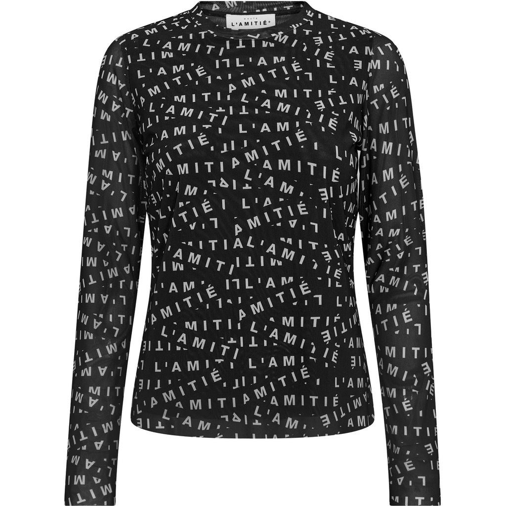 Haute L'Amitié L'AMITIÉ Mesh Ls O-Neck