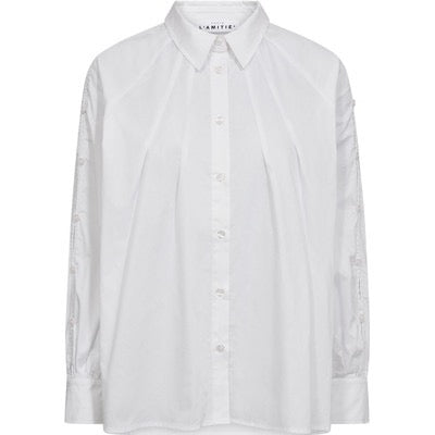 Haute L'Amitié Ori Button Deco Shirt  HL10394 White