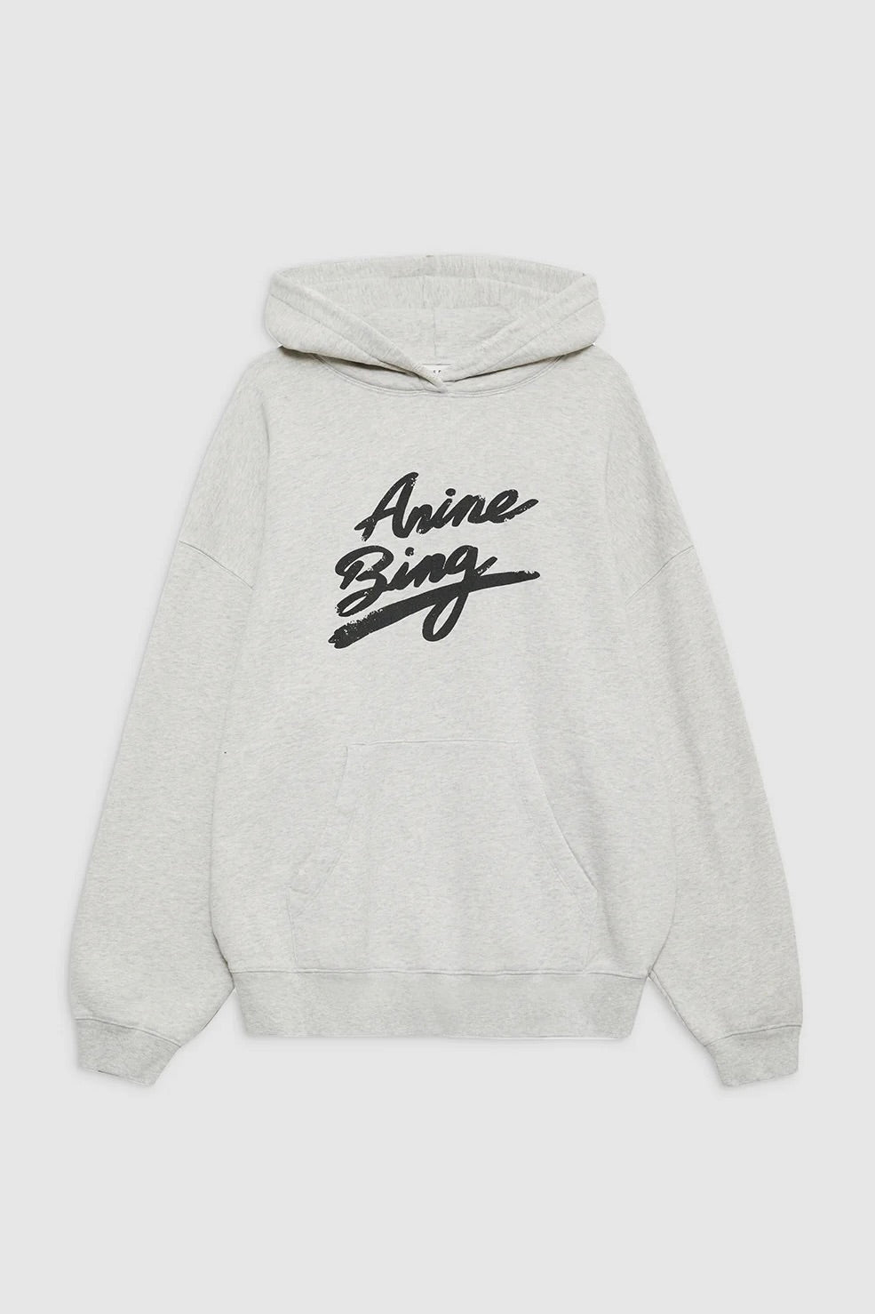 Anine Bing HARVEY SWEATSHIRT SIGNATURE - HEATHER GREY A-08-10525-GRY1