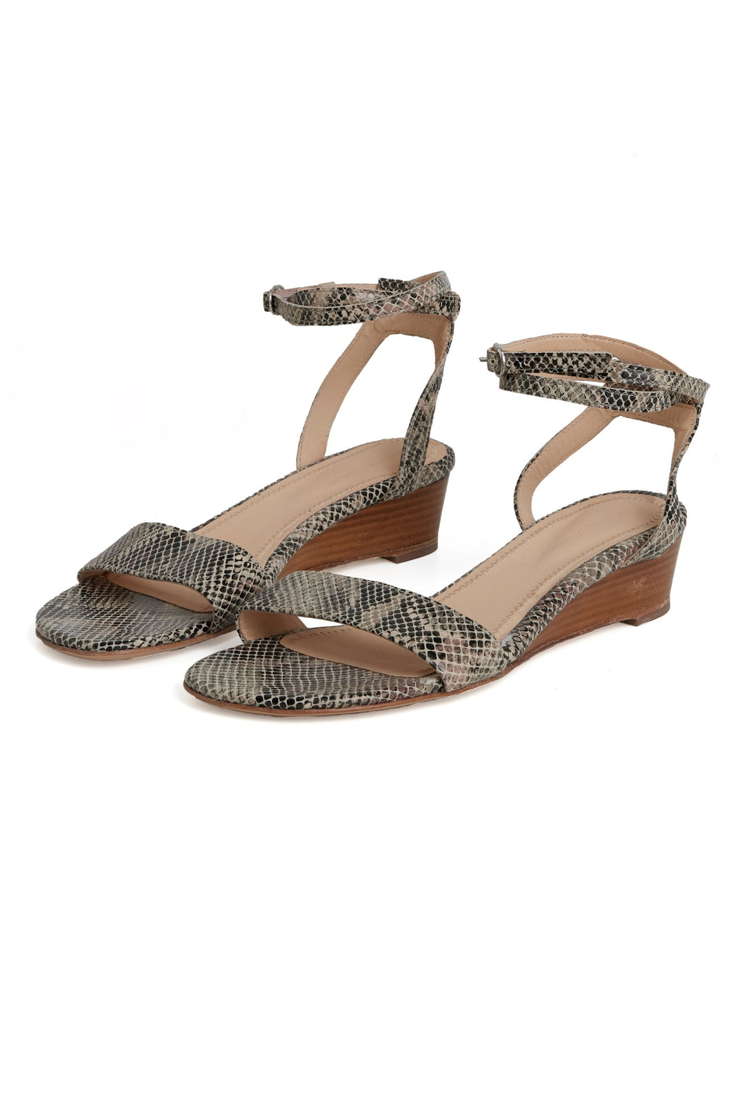 Femmes du Sud Elodie Python Natural - Black