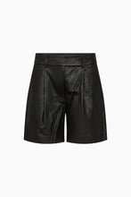 Afbeelding in Gallery-weergave laden, Co'couture 500139 PhoebeCC Long Leather Bermuda 65001 Black
