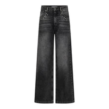 Afbeelding in Gallery-weergave laden, Co&#39;couture VickyCC Stud Wide Jeans 31639 Black 96
