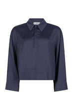 Afbeelding in Gallery-weergave laden, Ruby Tuesday Ryann Top With Collar Navy T309-1321

