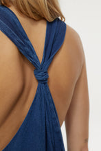 Afbeelding in Gallery-weergave laden, Closed Maxi Dress Knotted Straps C98692-190-27 Col DBL Dark Blue

