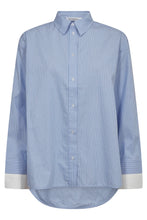 Afbeelding in Gallery-weergave laden, Co&#39;couture DoubleCC Cuff Stripe Shirt Pale Blue 35464 23
