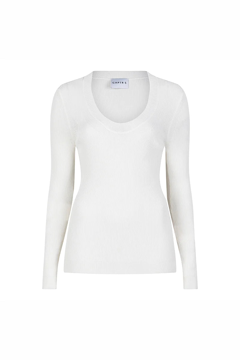 CHPTR-S Top Knitted Plain Top (Color Options)