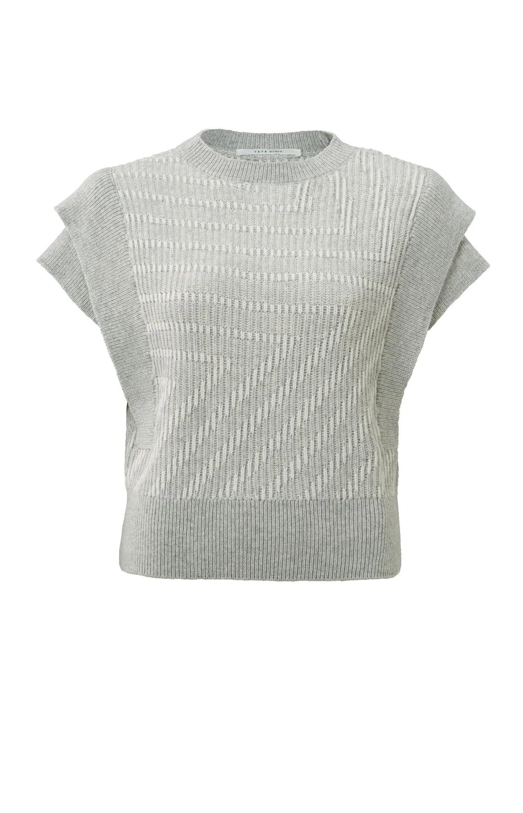 Yaya Sleeveless Sweater Northern Droplet Grey 01-000267-307