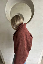 Afbeelding in Gallery-weergave laden, Rabens Saloner Herringbone Jacket  Burgundy Combo Lunna W24404102
