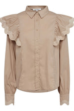 Afbeelding in Gallery-weergave laden, Co&#39;couture EllieCC Frill Shirt Powder 35420 108

