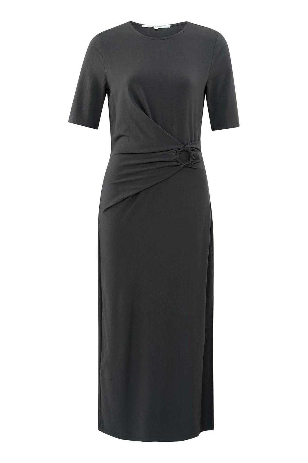 Yaya Dress With Ring Detail Anthracite 01-609136-407