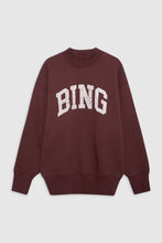 Afbeelding in Gallery-weergave laden, Anine Bing Bradie Sweatshirt Bing Deep Burgundy A-08-10292-RED15
