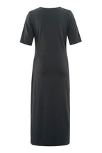 Afbeelding in Gallery-weergave laden, Yaya Dress With Ring Detail Anthracite 01-609136-407
