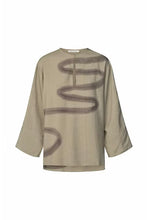 Afbeelding in Gallery-weergave laden, Rabens Saloner Fluid Kaftan Top Karima Ash Combo
