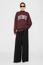 Afbeelding in Gallery-weergave laden, Anine Bing Bradie Sweatshirt Bing Deep Burgundy A-08-10292-RED15
