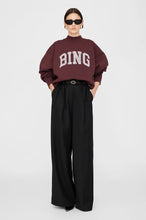 Afbeelding in Gallery-weergave laden, Anine Bing Bradie Sweatshirt Bing Deep Burgundy A-08-10292-RED15
