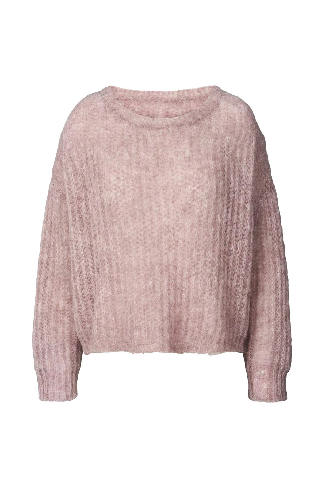 Rabens Saloner Engla Fluffy Sweater Dusty Rose W24109301