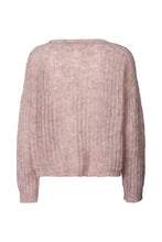 Afbeelding in Gallery-weergave laden, Rabens Saloner Engla Fluffy Sweater Dusty Rose W24109301
