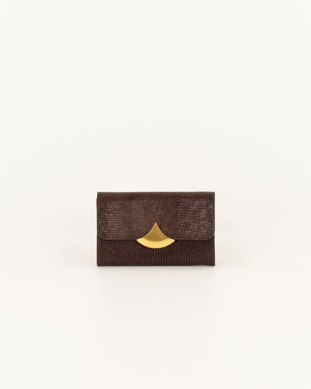 Sessun Diviluz Wallet  E Leather Wallet Browny Lezard 24603006