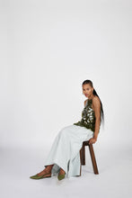 Afbeelding in Gallery-weergave laden, Rabens Saloner Clover Sequins Tank Top - Lilos Army Green W25232101
