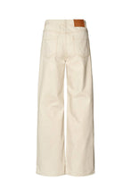 Afbeelding in Gallery-weergave laden, Rabens Saloner Denim Ecru Straight Pants - Fellini Ecru W25220103
