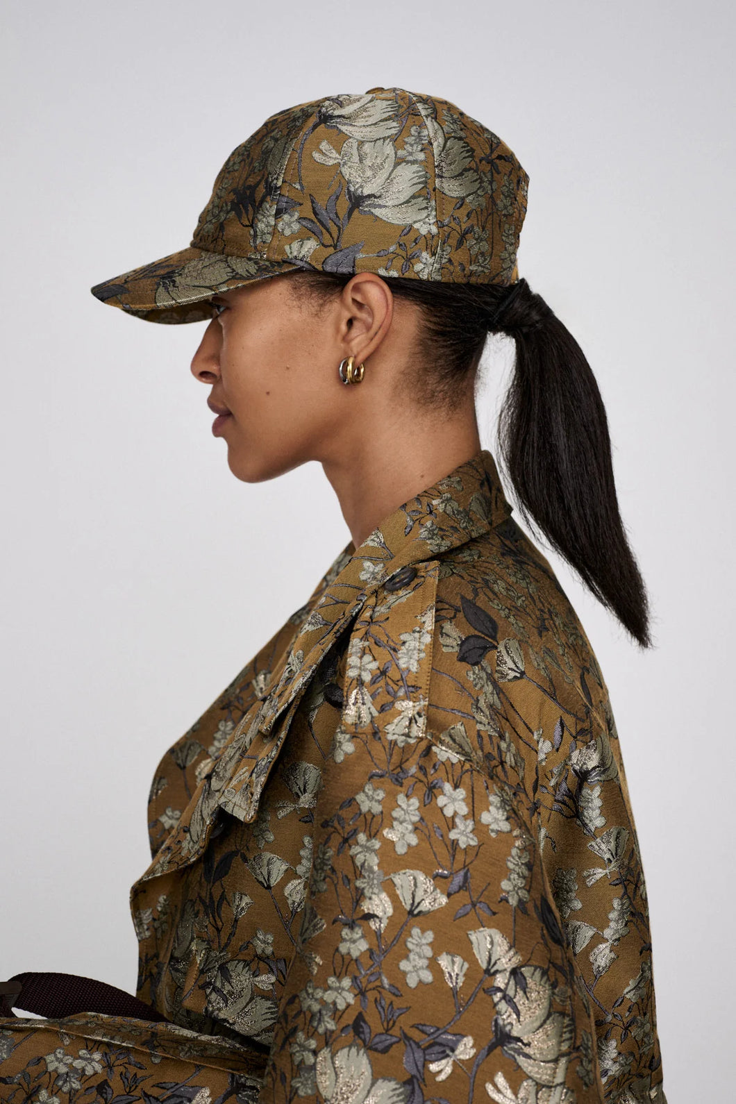 Rabens Saloner OTTOMAN JACQUARD JACKET - FEODORA W25308104  Golden Combo