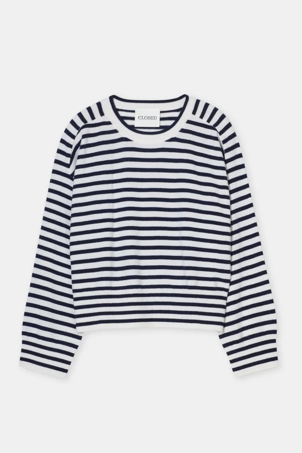 Closed Crew Neck Long Sleeve Ivory C96403-99A-ST