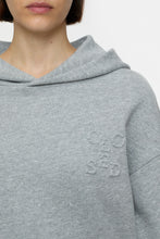 Afbeelding in Gallery-weergave laden, Closed Folded Hem Hoodie Light Grey Melange C95350-47M-EB
