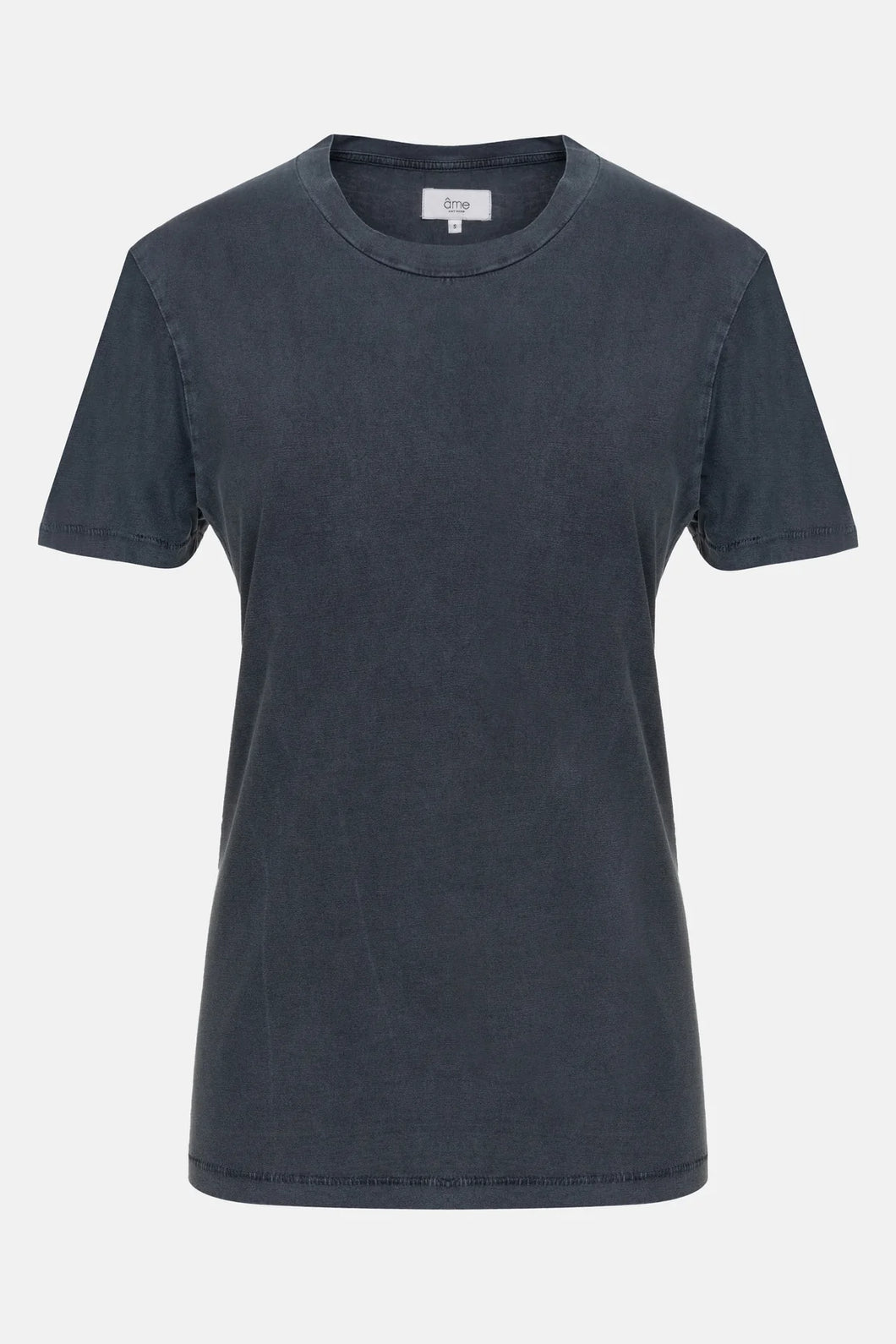 Âme Antwerp Julia Crew Neck T-shirt Short Sleeves Eclipse Blue