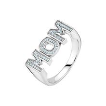 Afbeelding in Gallery-weergave laden, Maria Black Mom Sky Ring 925 Sterling Silver | White Rhodium Plating
