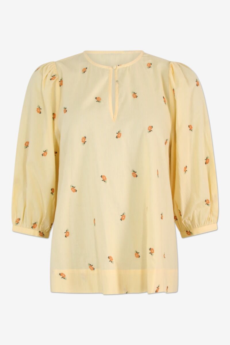 Six Ámes Odetta Blouse Yellow Blooming