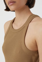 Afbeelding in Gallery-weergave laden, Closed Rib Jersey Tanktop Nutmeg C95536-42T-22
