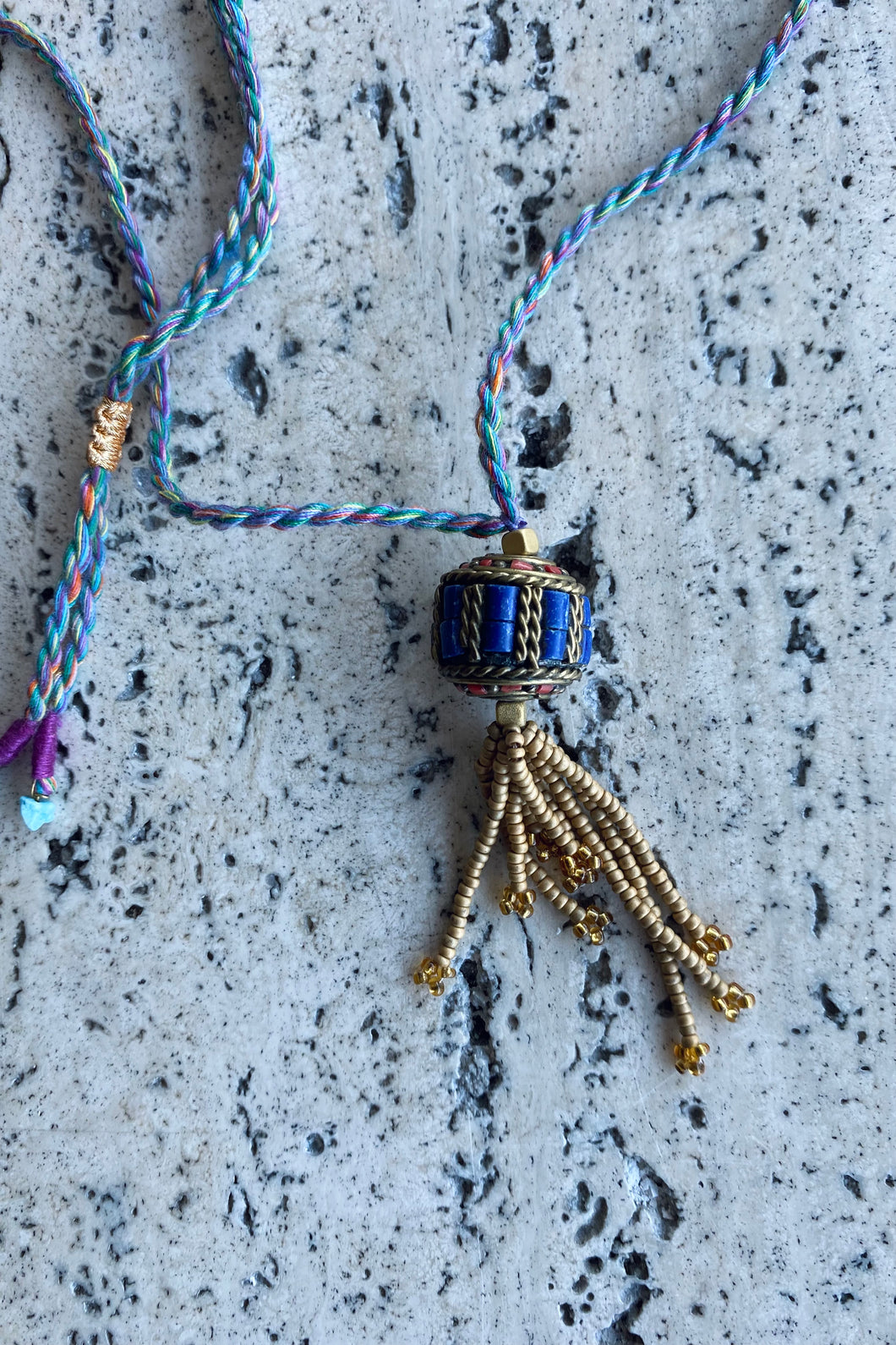 Jewels By SJ 74.95 Vintage Blue Necklace
