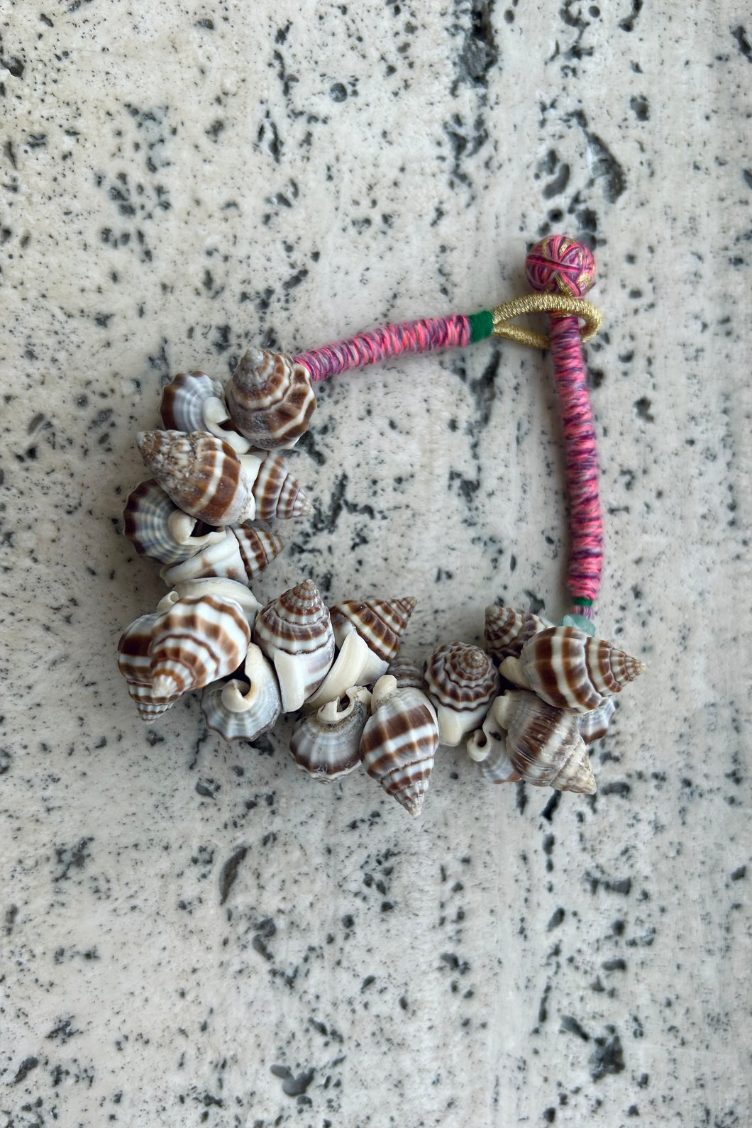 Jewels By SJ Bracelet Handmade Shell Bangle 49.95