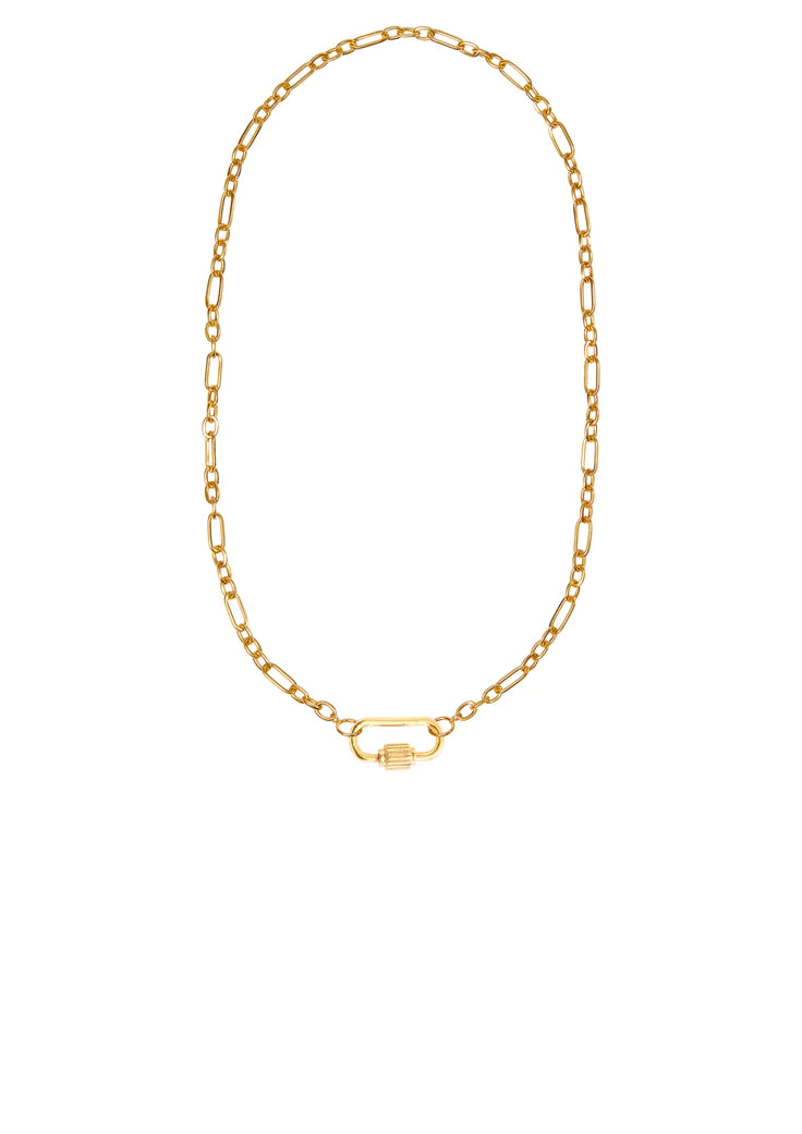 I AM JAI Modern Cable Chain Necklace Gold